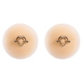thumbnail image 1 of Women Nipple Cover Pasties with Faux Piercing Rhinestones Lingerie Reusable Breast Sticker Adhesive Sticky Bra Intimates Style 9, 1 of 5