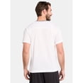 thumbnail image 2 of Athletic Works Men's and Big Men's Mixed Media Tee, Sizes XS-5XL, 2 of 5