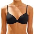 thumbnail image 2 of Pxxlle Seamless Bras for Women Wireless Supportive T Shirt Bra Comfort Full Coverage Everyday Bralettes 34 Black, 2 of 6