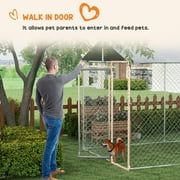PawHut 19.7 x 7.5 x 7.5 Outdoor Dog Kennel W/ Waterproof Roof