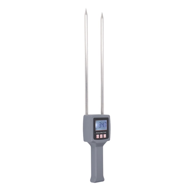 Detector De Humedad De Heno, Medidor De Humedad De Heno Portátil De Alta Precisión, Práctica Pantalla LCD Retroiluminada A Prueba De Deterioro Para Salvado