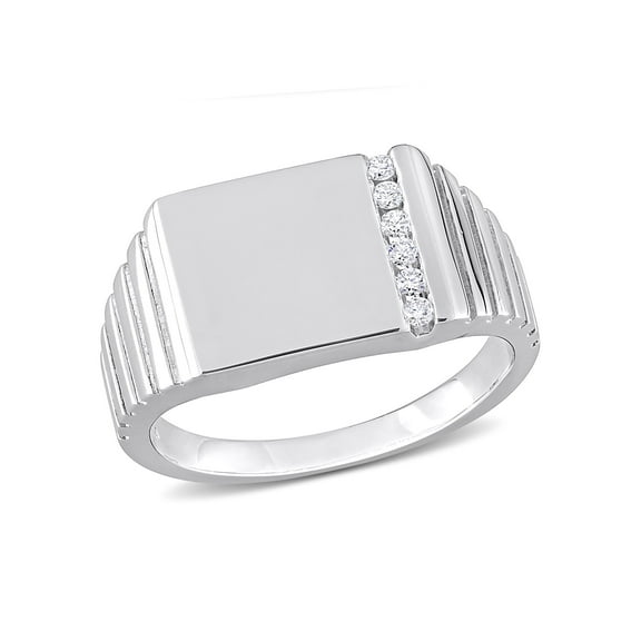 Everly Men's Diamond Sterling Silver Ring
