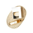 thumbnail image 1 of HEVIRGO Corn Bran Woven Dining Table Mat Heat Insulation Pot Holder Coasters Placemat, 1 of 10