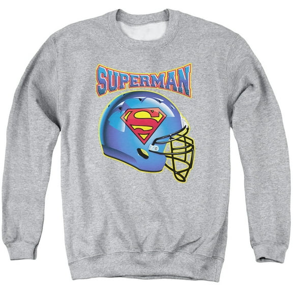 Superman - Helmet - Crewneck Sweatshirt - X-Large