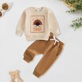 thumbnail image 2 of HCNTES Baby Boy Winter Clothes Toddler Baby Boy Fall Outfits 6 9 12 18 24 Months 3T 4T 5T 6T 7T 8T 9T Boys Winter Clothes Long Sleeve Print Sweatshirt Pants Set, 2 of 7