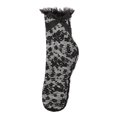 thumbnail image 6 of MeMoi Girls Floral Lace Bow Trim Ankle Sock - Girls - Female, 4, Black, 6 of 7