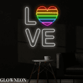thumbnail image 4 of Glowneon Love Neon Sign, LGBT Pride Led Sign, Happy Pride Day Decor, 4 of 5