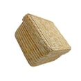 thumbnail image 1 of Maoww Storage Basket Lid Straw Woven Pastoral Handmade Storaging Box Space Saving Rattan Baskets Kitchen Decor Snack Square Large, 1 of 1