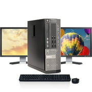 Restored Dell OptiPlex Desktop Computer SFF Core i3 Processor - Select your Memory, Storage, OS and LCD Configuration from Available Options (Refurbished)