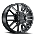 thumbnail image 3 of 20x8.25 Mayhem Cogent Gloss Black DUALLY FRONT Wheel 8x210 (115mm), 3 of 3