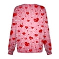 thumbnail image 4 of LHVUOA Valentine Day Trendy Jackets for Women Long Sleeve Snap Front Valentine Love Printed Nursing Uniform Shirts with Pockets, 4 of 4