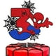 thumbnail image 2 of Pastel de cumpleaños de SpiderMan de Disney para niños, decoración con bandera de pastel de 1-9 años, regalo de fiesta de superhéroes, 2 of 4