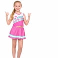 thumbnail image 4 of XIMIN Kid Girls Sweetheart Cheerleader Uniform Dress Up Outfit Costume, Cheerleading Uniform Outfit for Sports Games & Party Birthday Gift, 4 of 5