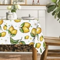 thumbnail image 4 of Summer Spring Tablecloth 60x84 Inch Rectangular, Watercolor Lemon Table Cover for Party Picnic Dinner Decor, 4 of 6