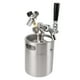 thumbnail image 3 of Mini Stainless Steel Wine Barrel Keg Kit 2L Mini Keg Growler with Beer Beverage Dispenser 60PSI Pressure Gauge, 3 of 5