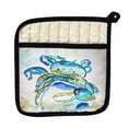 thumbnail image 1 of Betsy Drake PT1014 Blue Fiddler Crab Pot Holder, 1 of 1
