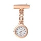 thumbnail image 1 of Reloj de enfermera elegante con broche y alfiler, reloj de bolsillo para enfermera, reloj de bolsillo retro, regalo (oro rosa), 1 of 7