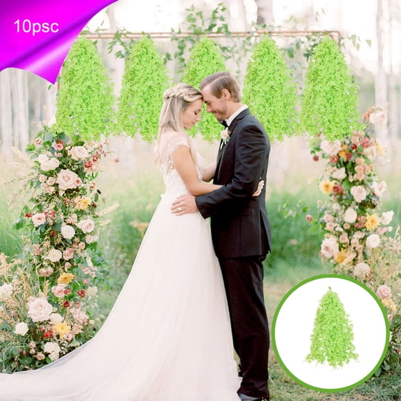 Lilas artificiales Enredaderas de flores para techo,guirnaldas de flores decorativas para bodas,hogar y oficina,decoración de arcos