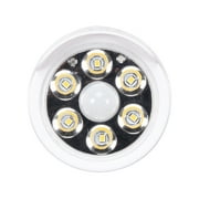 Honeywell 100 Lumen Motion Activated Security LED Light Set with Linkable Feature, Battery Operated (White Finish, 2 Pack)