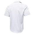 thumbnail image 3 of DPTALR George Men's Short Sleeve Casual Button Down Shirts,Textured Summer Beach Shirt with Pocket,White,Big and Tall Men XXXL, 3 of 6