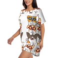 thumbnail image 2 of Picia Corgi Dog2 Pajamas Sets for Women Soft Short-Sleeved Pjs with Lounge Shorts Two Piece Sleepwear-Medium, 2 of 9