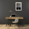 thumbnail image 3 of Endermann, Rolf 17x24 White Modern Wood Framed Museum Art Print Titled - Yellow line, 3 of 4