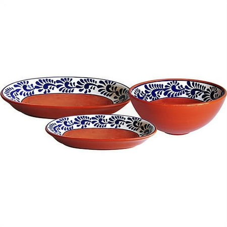 3-pc Platter And Bowl Set