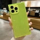thumbnail image 3 of Transparent Square Fluorescent Neon Color Glitter Case For iPhone 14 11 12 13 15 Pro Max X XS XR 7 8 Plus SE Soft Silicone Cover, 3 of 5