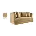 thumbnail image 2 of Meridian Furniture Alder Camel Velvet Loveseat, 2 of 16
