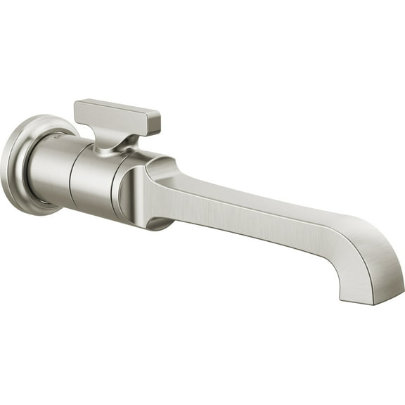 Delta T3589lf-Wl Tetra 1.2 GPM Wall Mounted Single Hole Bathroom Faucet - Lumicoat