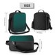 thumbnail image 2 of Disketp Dark teal green Bolsa Térmica Estampada para Almuerzo, Lonchera para Hombres y Mujeres Adultos, 2 of 7