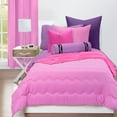 thumbnail image 2 of Crayola Robin's Egg Blue and Turquoise Blue Reversible Comforter Set, 2 of 7