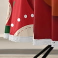 thumbnail image 5 of Coolnut 60" Christmas Santa Claus Round Tablecloth, Waterproof Stain and Wrinkle Resistant Washable Decorative Table Covers for Kitchen Dining Tabletop Party Outdoor Picnic, 5 of 7