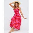 thumbnail image 2 of Vestido largo Annebouti 2025 Primavera-Verano Floral Rojo para Mujer, 2 of 6