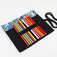 thumbnail image 4 of Estuche para bolígrafos con impresión de algodón y lino, con 24, 36, 48 y 72 agujeros, de gran capacidad, con mina de color, para papelería y bocetos, 4 of 5