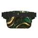 thumbnail image 3 of Fotbe Green Marble Cangurera Cuadrada con Estampado de Doble Capa, Bolsa de Cintura Ajustable Mini para Hombres y Mujeres, 3 of 9
