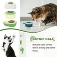 thumbnail image 6 of Uxcell Catnip Balls Cat Teeth Cleaning Chew Ball, Interesting and Cute, Indoor Cat Energy Playing Supplies (Yellow Orange, 2 Pcs), Intended for Bedroom / Balcony / Feeding Area, 6 of 7