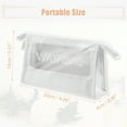 thumbnail image 5 of Unique Bargains Clear Letter Makeup Bags Transparent Toiletry Bag Waterproof Cosmetic Bags for Travel White Medium, 5 of 7