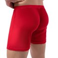 thumbnail image 6 of YWDJ Mens Underwear Boyshorts Breathable Lightweight No Show Men Casual Fashion Solid Sexy Underwear Gold Mesh Striped Breathable Hip Shorts Red XL, 6 of 9