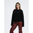 thumbnail image 3 of Women'S Oversized Sweaters Fuzzy Chunky Warm Pullover Sweater, 3 of 8