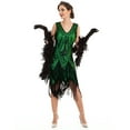 thumbnail image 4 of PrettyGuide Women's 1920s Flapper Dress Vintage Swing Fringed Gatsby Roaring 20s Dress, 4 of 8