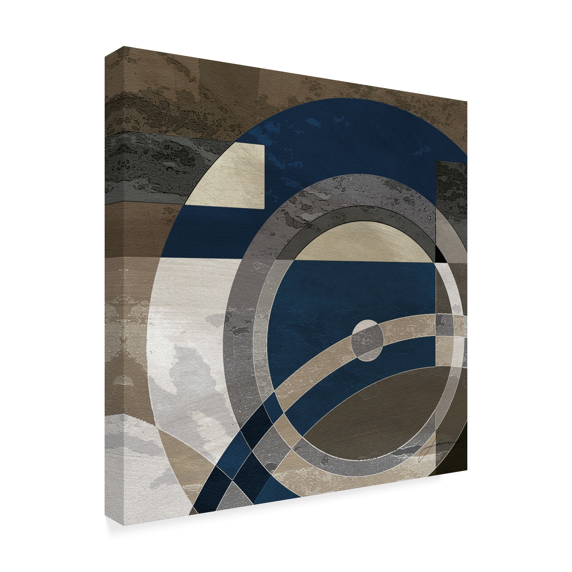 Trademark Fine Art 'Concentric Squares II' Canvas Art by James Burghardt