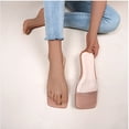 thumbnail image 4 of Moda de punta cuadrada y cómodas sandalias de moda de una palabra con cadena de gran tamaño Wmkox8yii hj789, 4 of 7