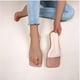 thumbnail image 4 of Moda de punta cuadrada y cómodas sandalias de moda de una palabra con cadena de gran tamaño Wmkox8yii hj789, 4 of 7