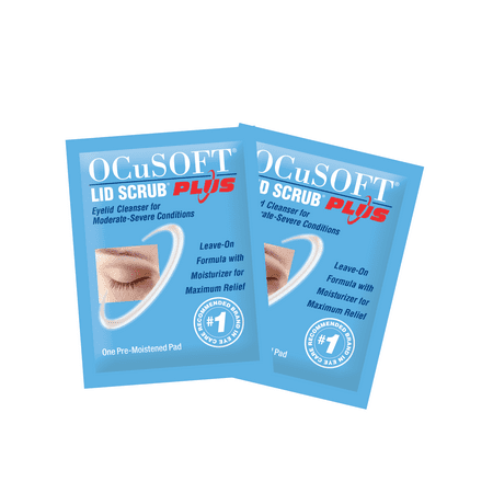 OCuSOFT Lid Scrub Plus 30 Count Inflation Buster with 5 extra pads