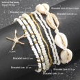 thumbnail image 3 of LSLJS Bohemian Beach Anklet With Shells Multi-Layer Adjustable EcoFriendly Ankle Bracelet For Women Natural Bead Jewelry For Summer Vacations, 3 of 9