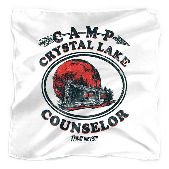 Friday the 13th Camp Counselor Bandana (21 in x 21 in)