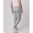 thumbnail image 3 of Real Essentials 3 Pack: Boys' Cotton Fleece Cargo Joggers Athletic Sweatpants - Kids Casual Sports Pants Pockets (Ages 6-16), 3 of 6