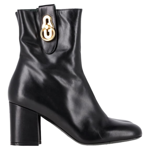Pre-Owned Mulberry Ankle Boots in Black Leather