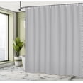 thumbnail image 4 of Ambesonne Black and Grey Shower Curtain, Rhombus Pattern, 69"Wx70"L, Black Pale Grey White, 4 of 4